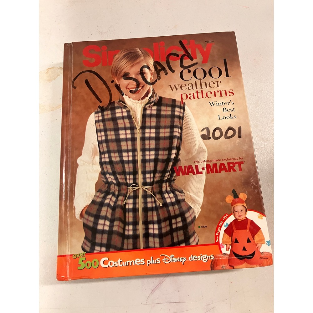 Simplicity Winter 2001 Counter‎ Catalog Walmart Exclusive Disney Costumes Y2K
